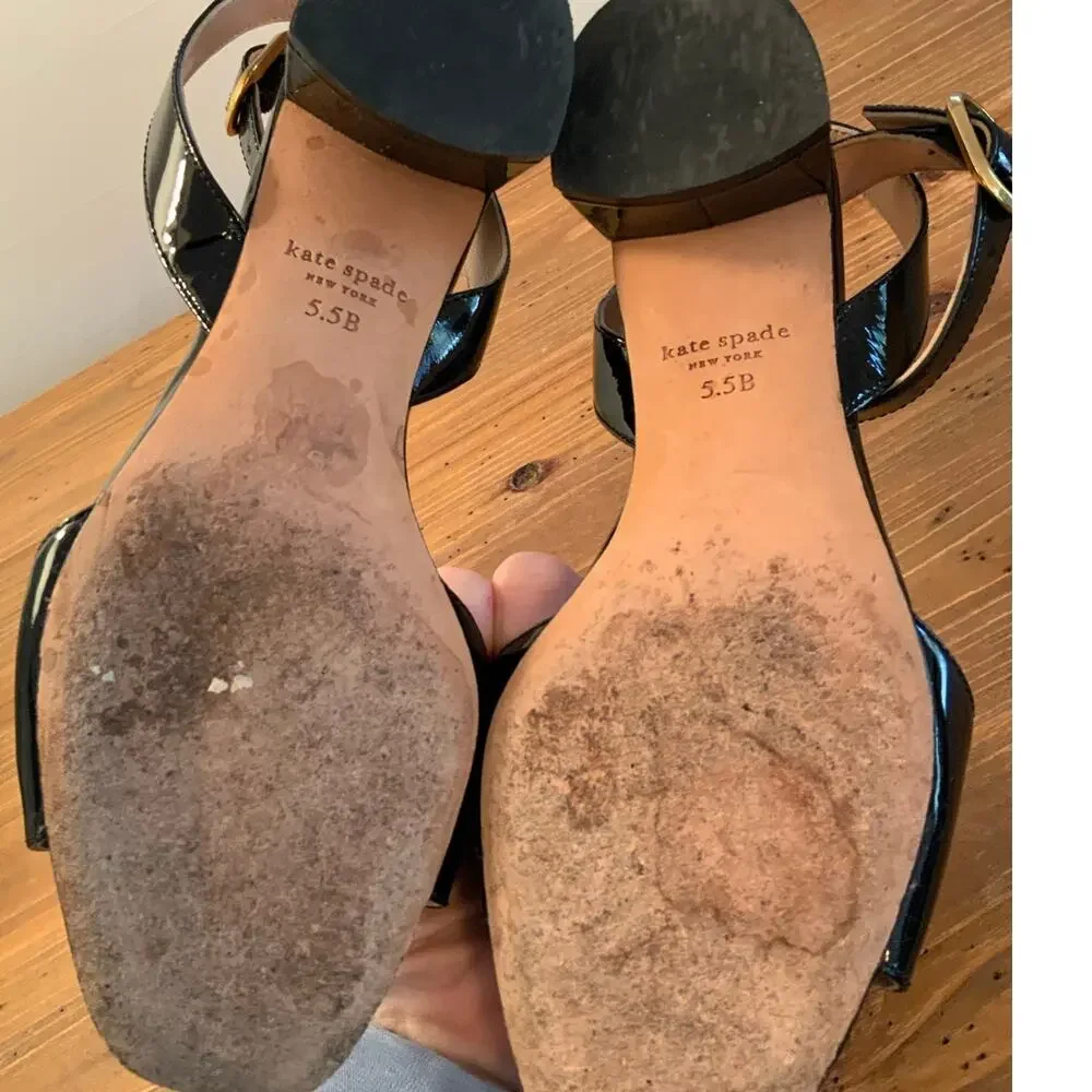 Kate Spade Lagoon Spade Chain‎ Sandals size 5.5 - Picture 7 of 7